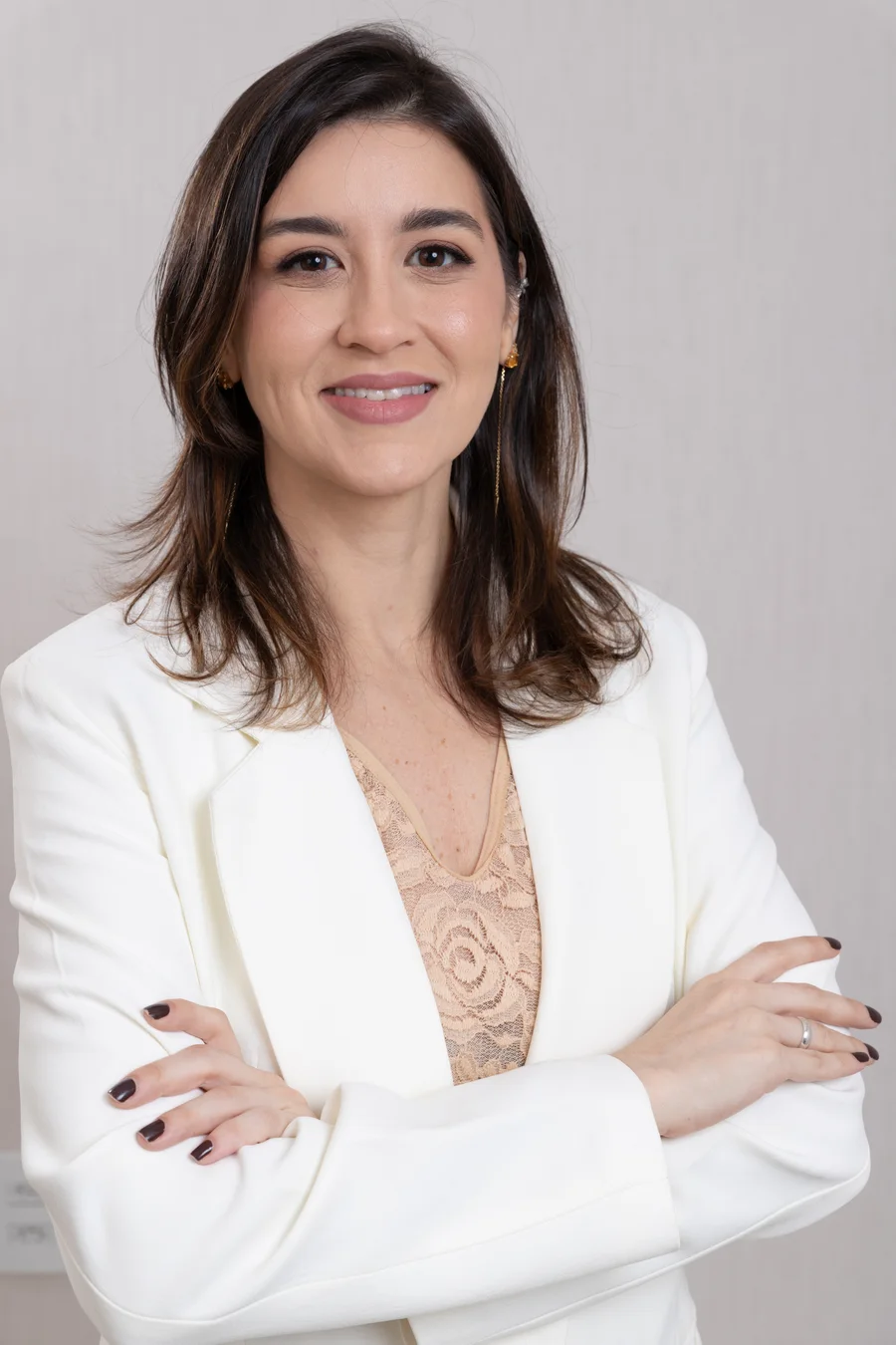 Dra. Laila Reggiani em seu consultório